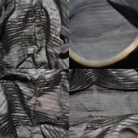 137223AU (X3) Prada Crossbody Bag Tessuto 2 Way Green Nylon - Picture 10 of 12